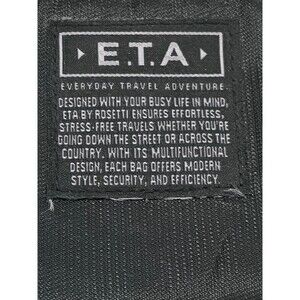 Black ETA Black Wristlet